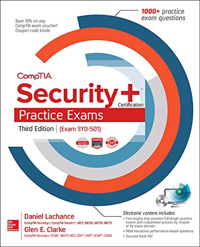 9781260026900: CompTIA Security+ Certification Practice Exams, Third Edition (Exam SY0-501) (CERTIFICATION & CAREER - OMG)