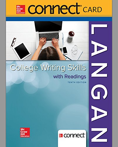 Stock image for Connect Writing Access Card for Langan, College Writing Skills with Readings 10e for sale by A Team Books