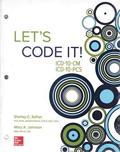 Imagen de archivo de Let's Code It! ICD-10-CM/ICD-10-PCS a la venta por TEXTBOOKNOOK