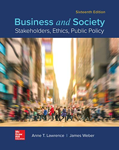 Imagen de archivo de Business and Society: Stakeholders, Ethics, Public Policy a la venta por BooksRun