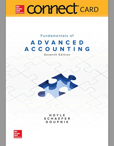 Beispielbild fr Connect Access Card for Fundamentals of Advanced Accounting zum Verkauf von Books Unplugged