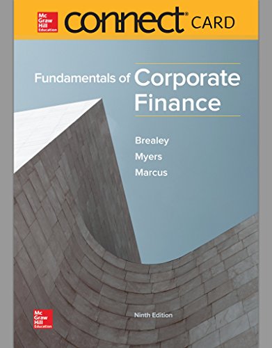 Beispielbild fr Fundamentals of Corporate Finance McGraw-Hill Connect Access Code zum Verkauf von Textbooks_Source