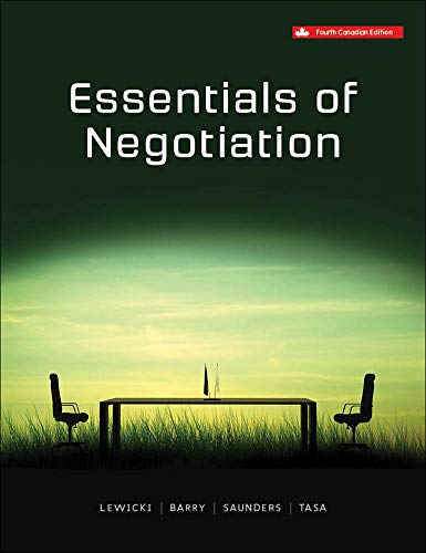 Stock image for Essentials Of Negotiation for sale by GF Books, Inc.