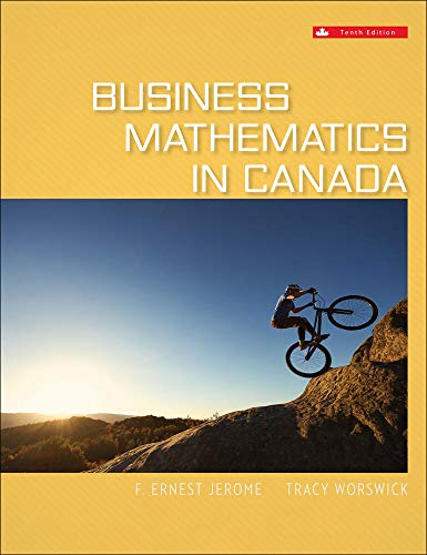 Stock image for Business Mathematics In Canada for sale by BMV Bloor