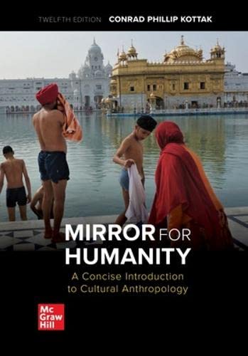 Stock image for Mirror for Humanity: A Concise Introduction to Cultural Anthropology for sale by BooksRun
