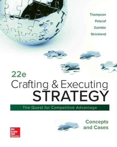 Beispielbild fr Crafting & Executing Strategy: Concepts and Cases zum Verkauf von BooksRun