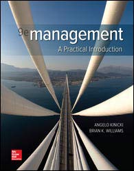 Beispielbild fr Management: A Practical Introduction 9e zum Verkauf von BooksRun