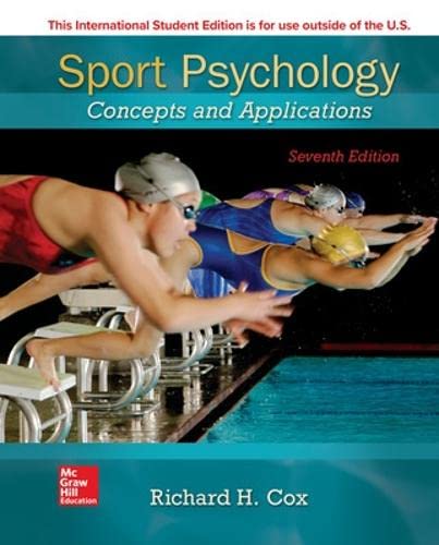 Stock image for Sport Psychology: Concepts and Applications for sale by Kennys Bookstore