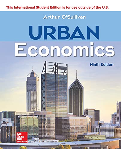 Imagen de archivo de ISE Urban Economics a la venta por SecondSale