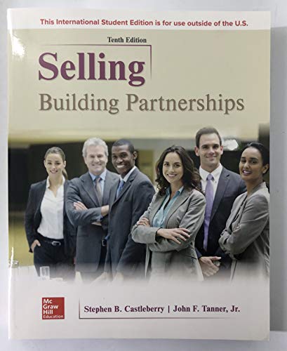 Beispielbild fr ISE Selling: Building Partnerships zum Verkauf von Better World Books