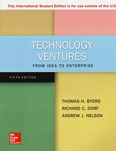 Stock image for Technology Ventures: From Idea to Enterprise for sale by SecondSale