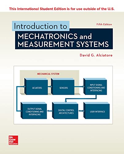 9781260085198: ISE Introduction to Mechatronics and Measurement Systems