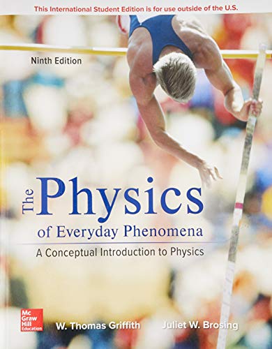 Stock image for PHYSICS OF EVERYDAY PHENOMENA for sale by Big River Books