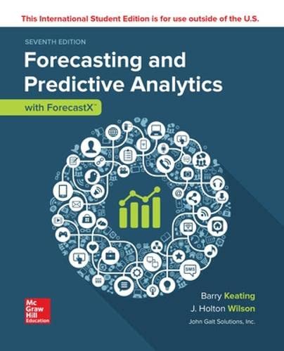 Beispielbild fr FORECASTING AND PREDICTIVE ANALYTICS WITH FORECAST X, 7TH EDITION zum Verkauf von Basi6 International