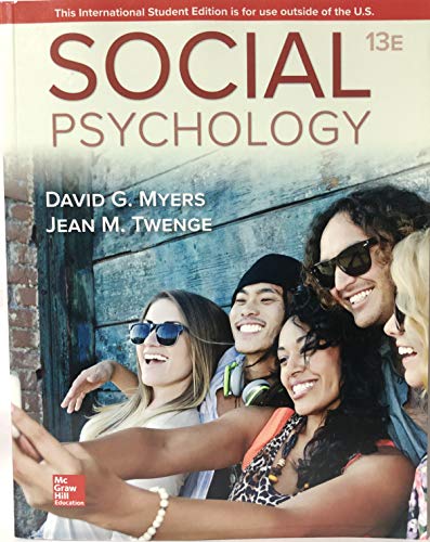 Stock image for ISE Social Psychology for sale by Better World Books