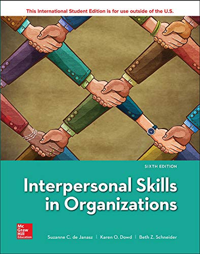 Imagen de archivo de Interpersonal Skills in Organizations a la venta por ZBK Books