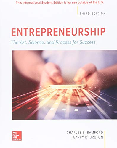 Stock image for ENTREPRENEURSHIP: The Art, Science, and Process for Success for sale by Books Unplugged