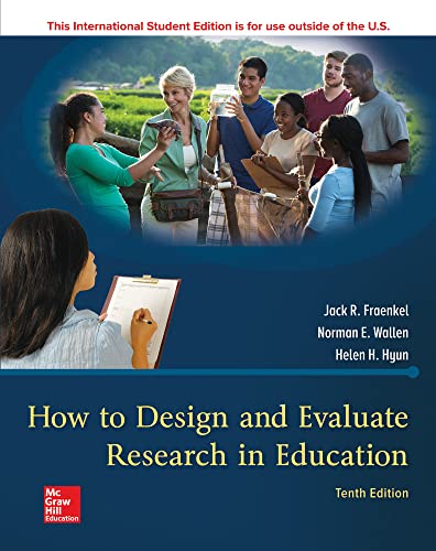 Stock image for How to Design and Evaluate Research in Education for sale by ThriftBooks-Atlanta