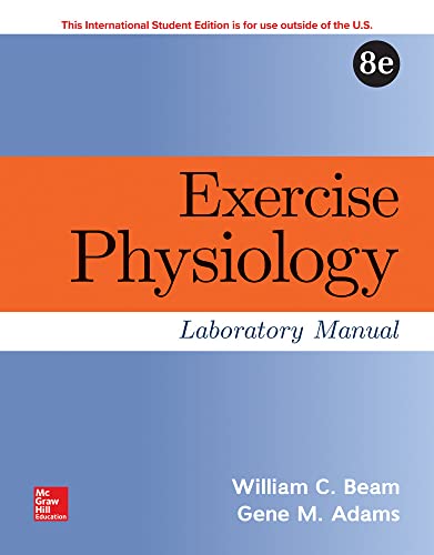 Stock image for Exercise Physiology Laboratory Manual for sale by Books Unplugged