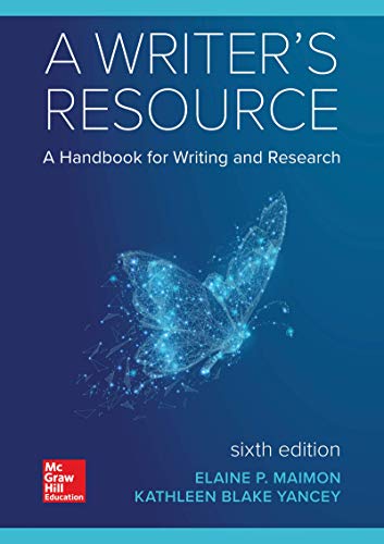 9781260087840: A Writer's Resource Comb-version