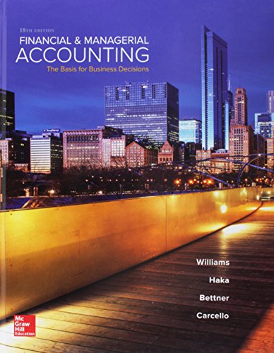 Stock image for GEN COMBO FINANCIAL & MANAGERIAL ACCOUNTING; CONNECT ACCESS CARD for sale by Better World Books