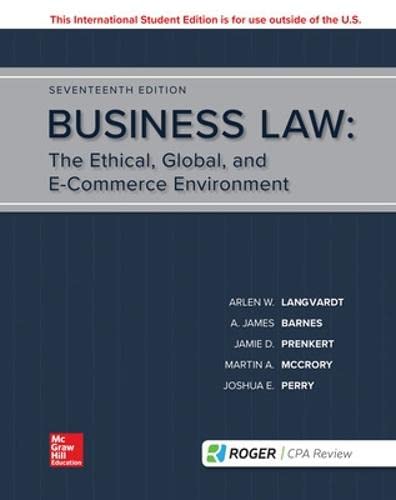 9781260091809: Business Law