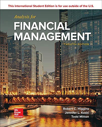 Stock image for Analysis For Financial Management for sale by Red's Corner LLC
