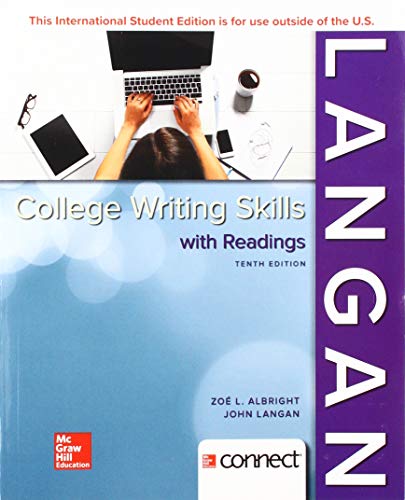 Imagen de archivo de College Writing Skills with Readings 10th Edition a la venta por SecondSale