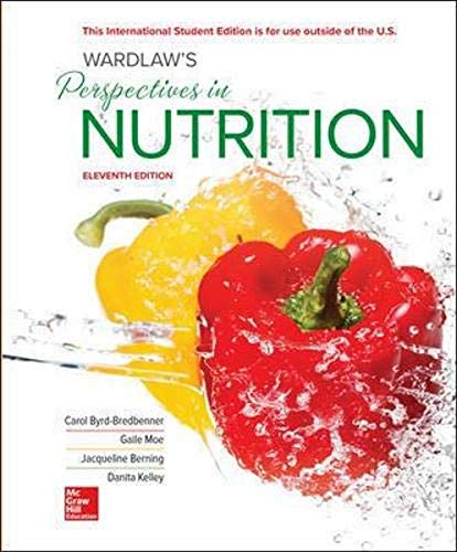 Stock image for Wardlaw's Perspectives in Nutrition 11th Edition for sale by Irish Booksellers