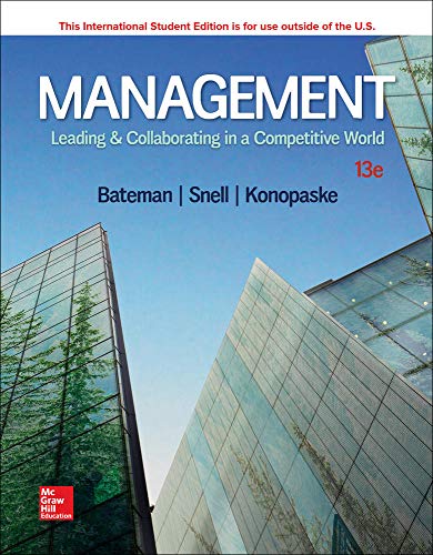 Beispielbild fr ISE Management: Leading & Collaborating in a Competitive World zum Verkauf von AwesomeBooks