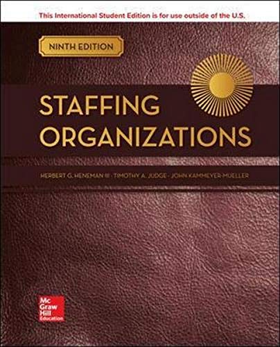 Stock image for Staffing Organizations for sale by GF Books, Inc.