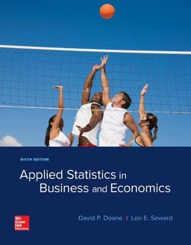Stock image for Applied Statistics Business Economics for sale by GF Books, Inc.