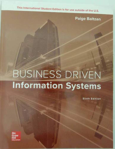 Stock image for Business Driven Information Systems for sale by ThriftBooks-Dallas