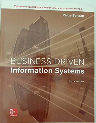 Stock image for Business Driven Information Systems for sale by SecondSale