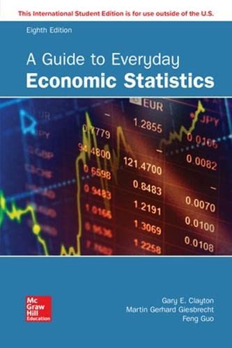 Stock image for A Guide to Everyday Economic Statistics for sale by Revaluation Books