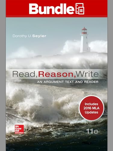 Stock image for Read, Reason, Write 11e, MLA 2016 UPDATE with Connect Composition Access Card for sale by HPB-Red