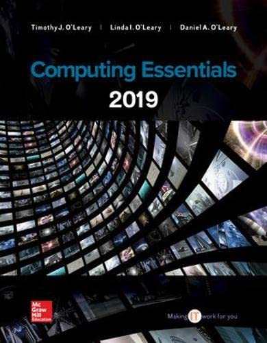 Stock image for Computing Essentials 2019 for sale by Campus Bookstore