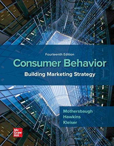 Beispielbild fr Consumer Behavior: Building Marketing Strategy zum Verkauf von BooksRun