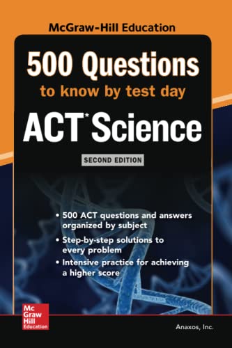 Imagen de archivo de 500 ACT Science Questions to Know by Test Day, 2ed (Mcgraw-Hill Education) a la venta por SecondSale