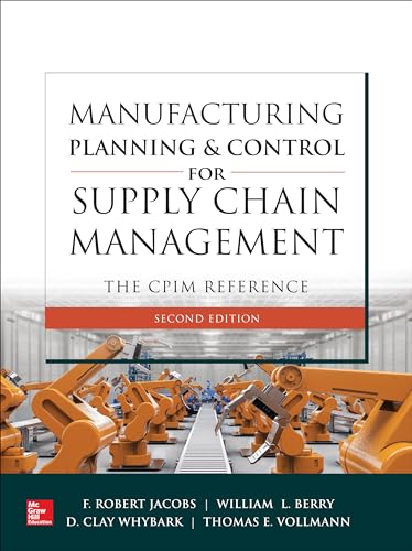 Beispielbild fr Manufacturing Planning and Control for Supply Chain Management zum Verkauf von Blackwell's