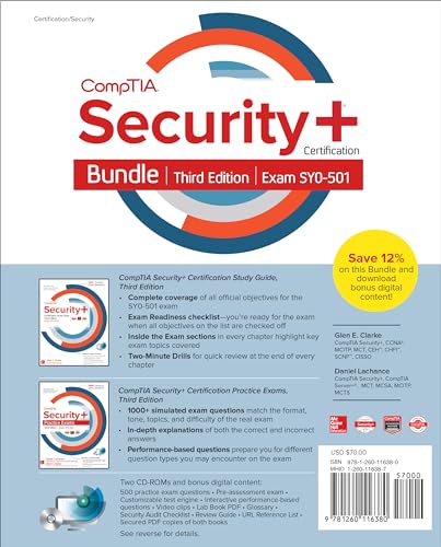 Stock image for CompTIA Security+ Certification Bundle, Third Edition (Exam SY0-501) for sale by GoldenWavesOfBooks