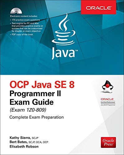 Beispielbild fr OCP Java SE 8 Programmer II Exam Guide (Exam 1Z0-809) zum Verkauf von Buchpark