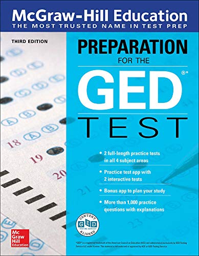 Stock image for McGraw-Hill Education Preparation for the GED Test, Third Edition for sale by Better World Books: West