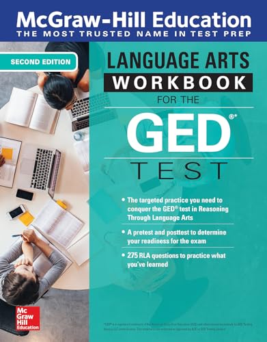 9781260120707: McGraw-Hill Education Language Arts Workbook for the GED Test, Second Edition
