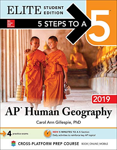 Beispielbild fr 5 Steps to a 5: AP Human Geography 2019 Elite Student Edition zum Verkauf von Better World Books