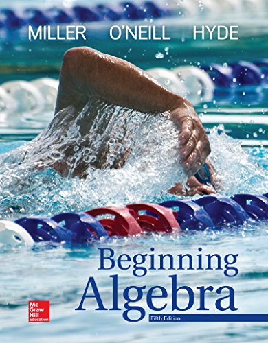 Stock image for Integrated Video and Study Workbook for Beginning Algebra [Loose Leaf] Miller, Julie; O'Neill, Molly and Hyde, Nancy for sale by Textbookplaza