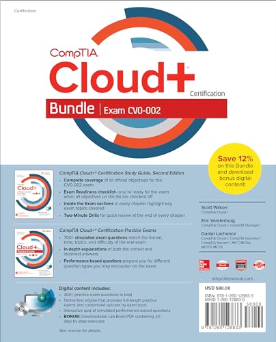 Stock image for CompTIA Cloud+ Certification Bundle (Exam CV0-002) for sale by SecondSale
