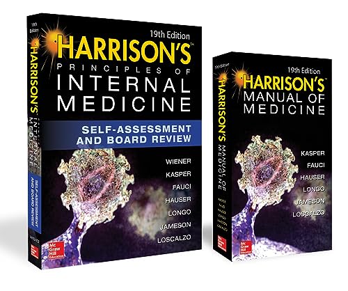 Beispielbild fr Harrison*s Principles of Internal Medicine Self-Assessment and Board Review, 19th Edition and Harrison*s Manual of Medicine 19th Edition VAL PAK zum Verkauf von Mispah books