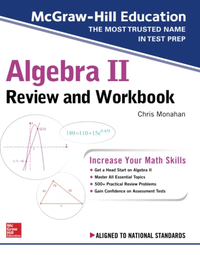 Beispielbild fr McGraw-Hill Education Algebra II Review and Workbook zum Verkauf von Wonder Book