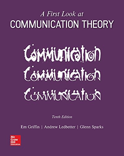 Imagen de archivo de Looseleaf for A First Look at Communication Theory a la venta por booksdeck